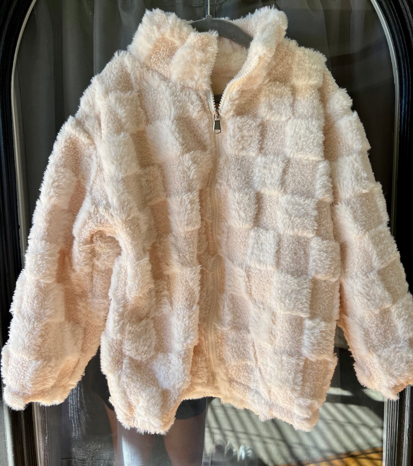 Checkered Fleece Jacket