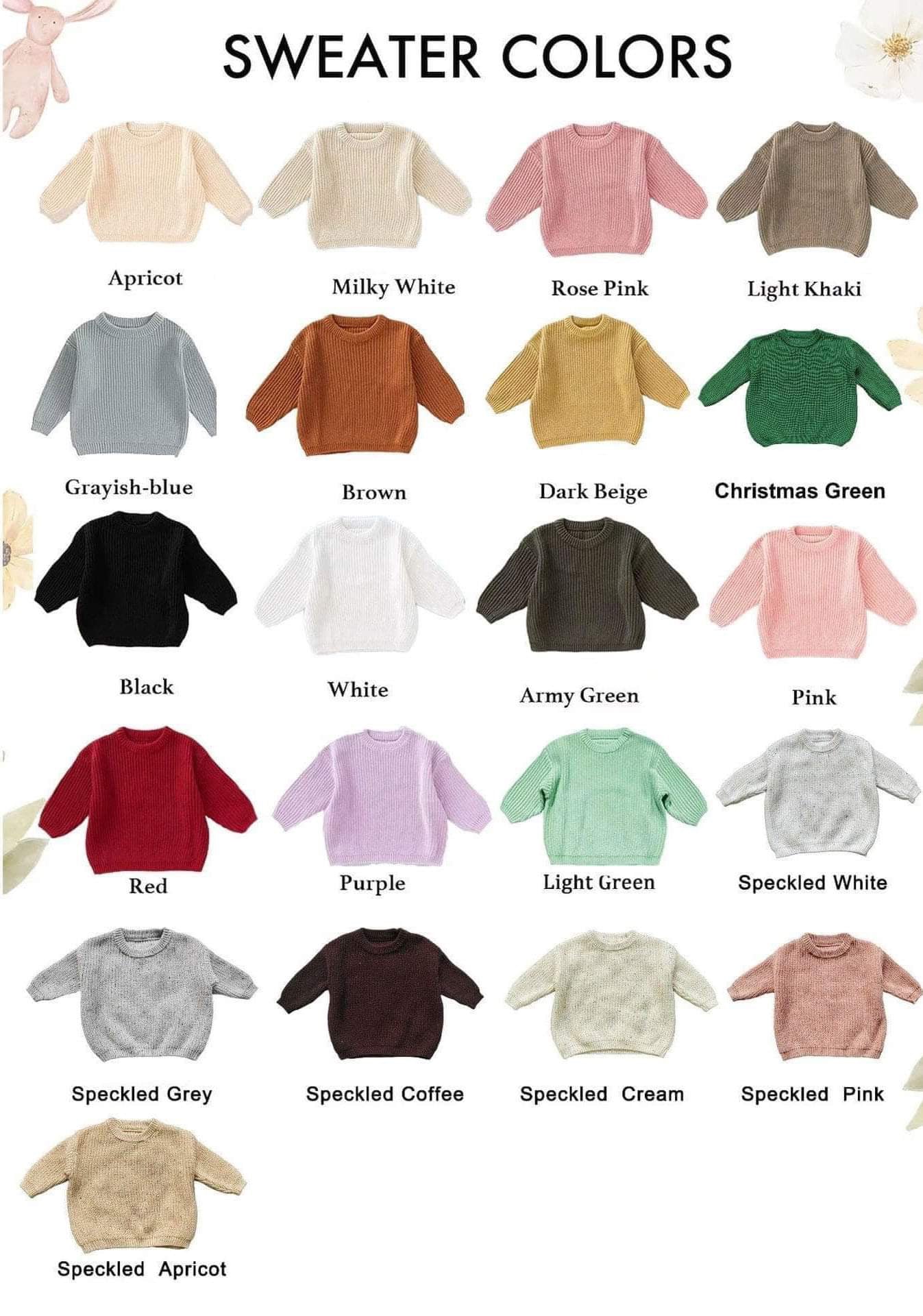 Embroidered Sweaters