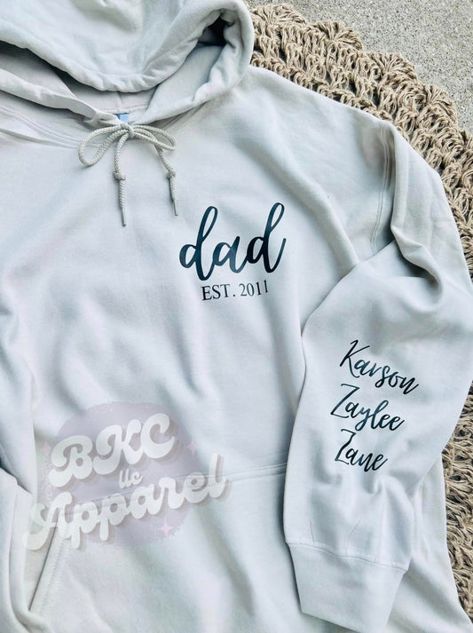 Dad Hoodie W/ Kids Names