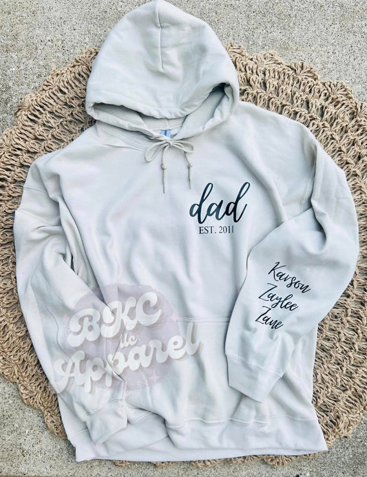 Dad Hoodie W/ Kids Names