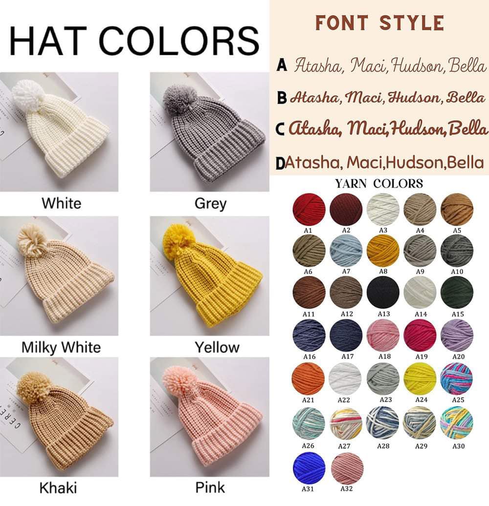 Yarn Name Beanies