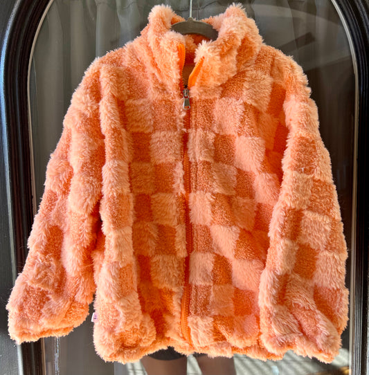 Checkered Fleece Jacket