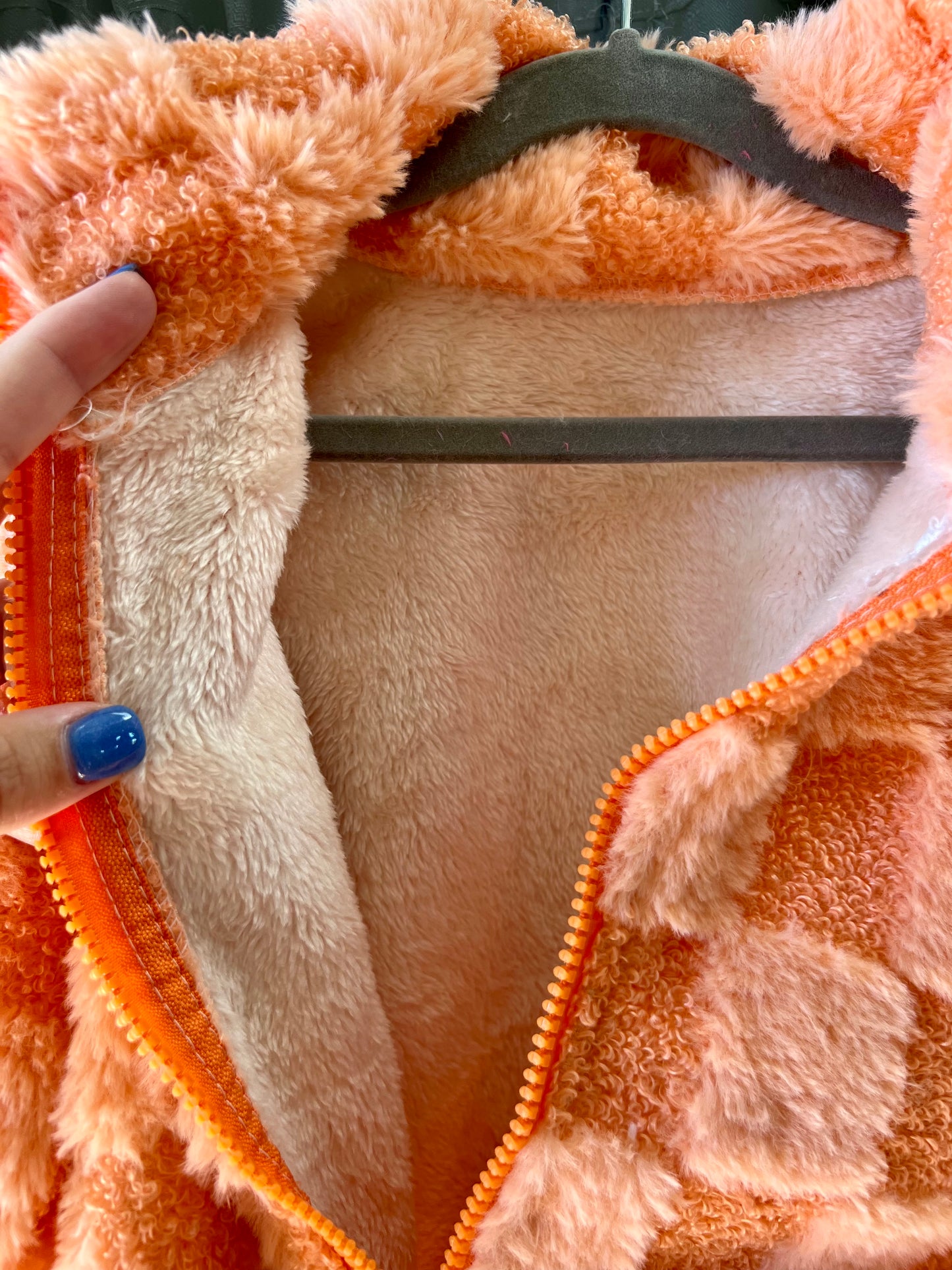 Checkered Fleece Jacket