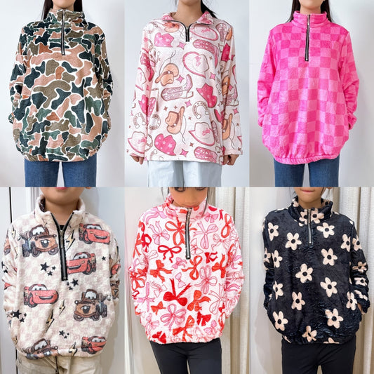 Fleece Quarter-zip Pullover