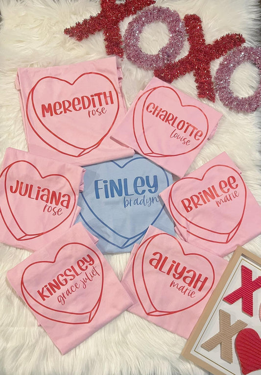 Name Heart Tees