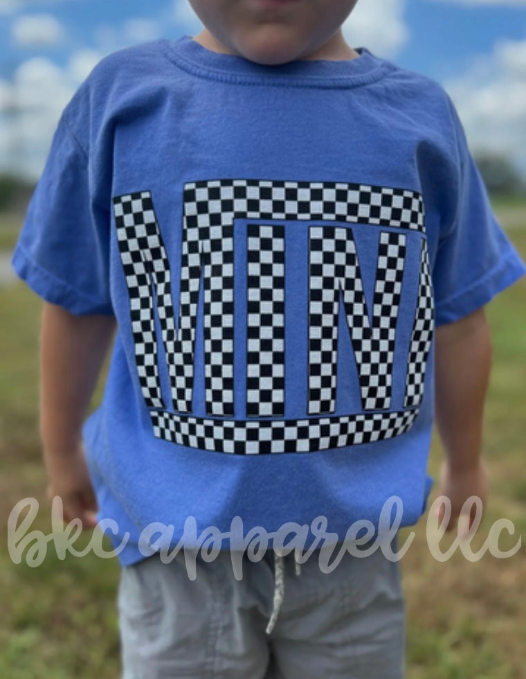 Checkered Mama/Mini Tees