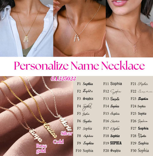 Dangle Name Necklace