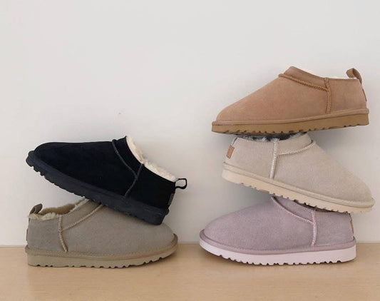 Micro Mini Fur Boots