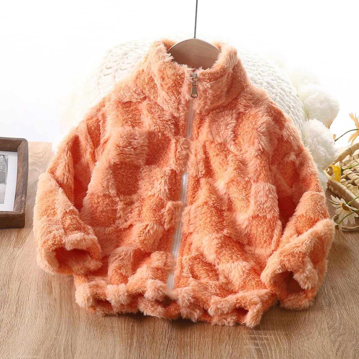 Checkered Fleece Jacket