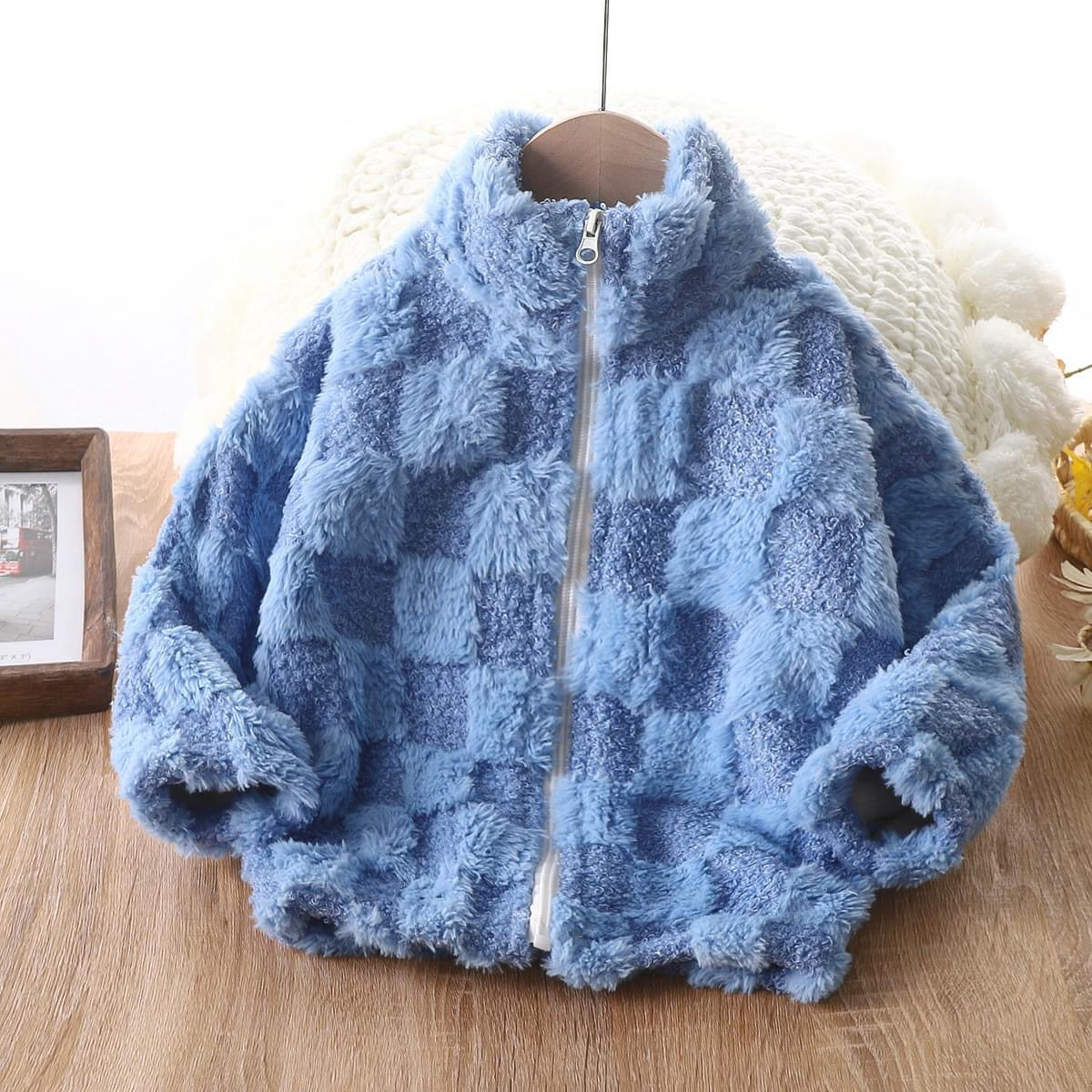 Checkered Fleece Jacket