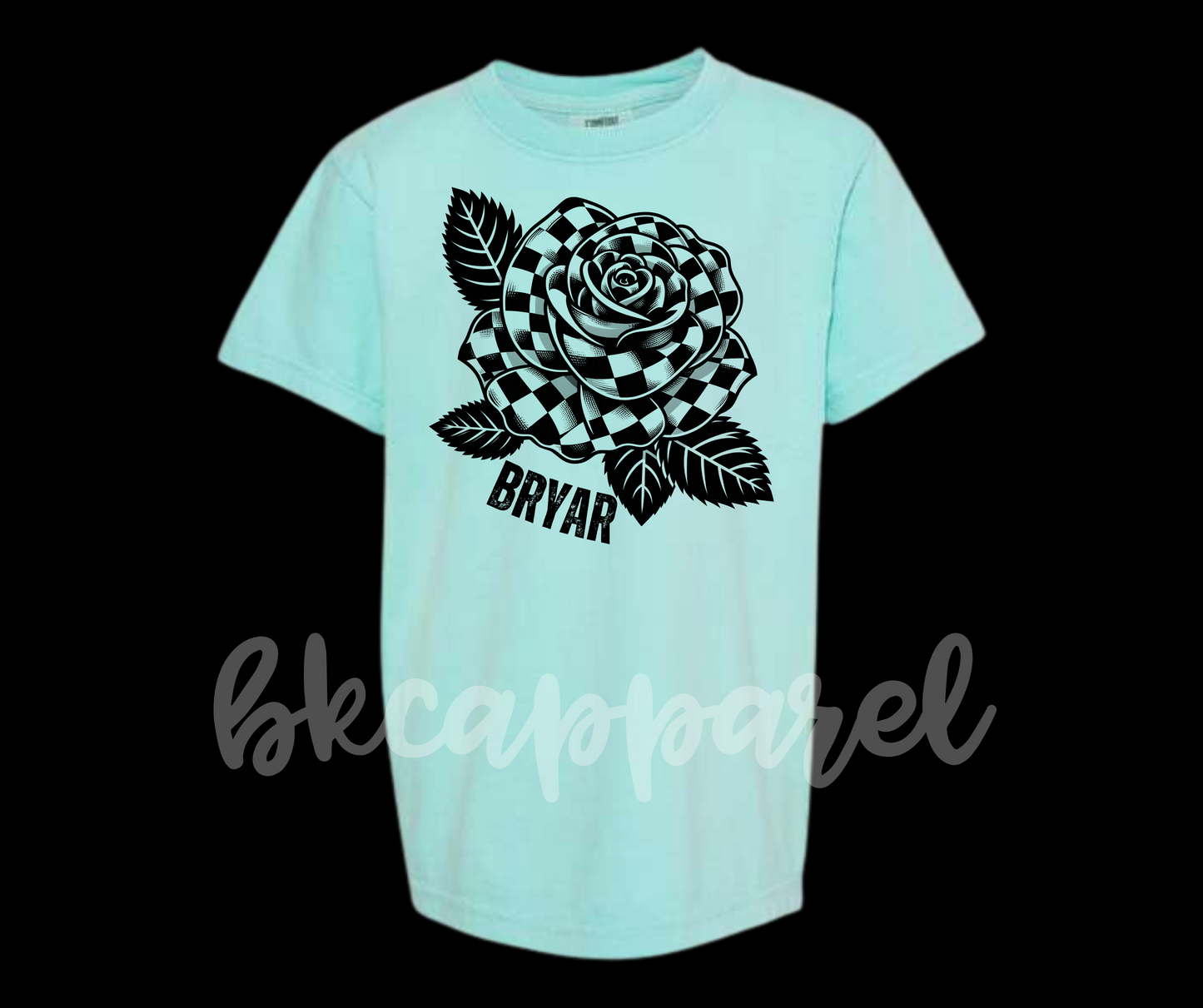 CUSTOMIZABLE Checkered Rose Colorblast CC Tee