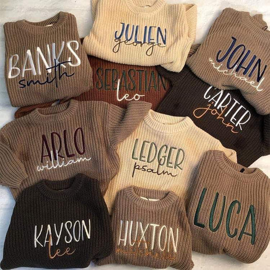 Embroidered Sweaters