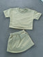 Boxy Top + Skirt Set
