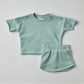 Boxy Top + Skirt Set