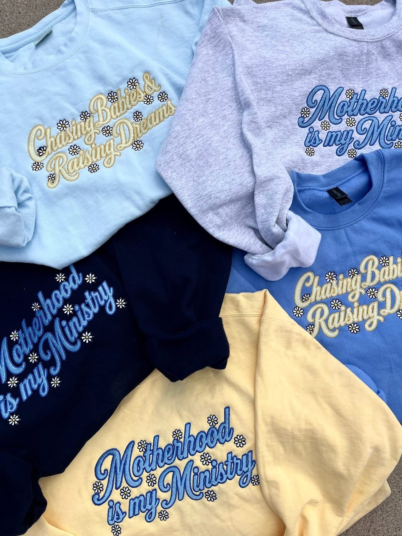 Embroidered Sweatshirts