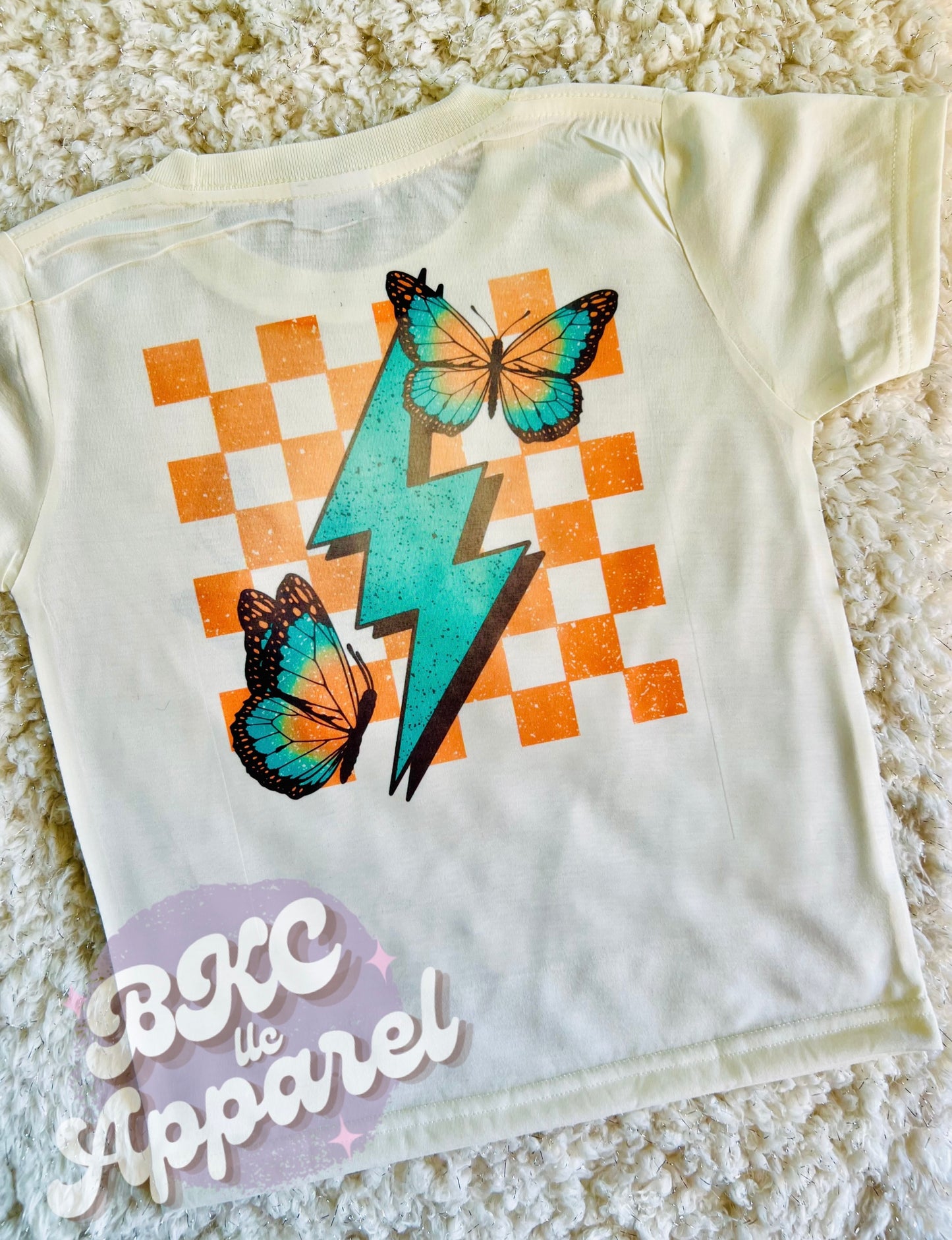 Checkered Butterfly Pocket With Full Back